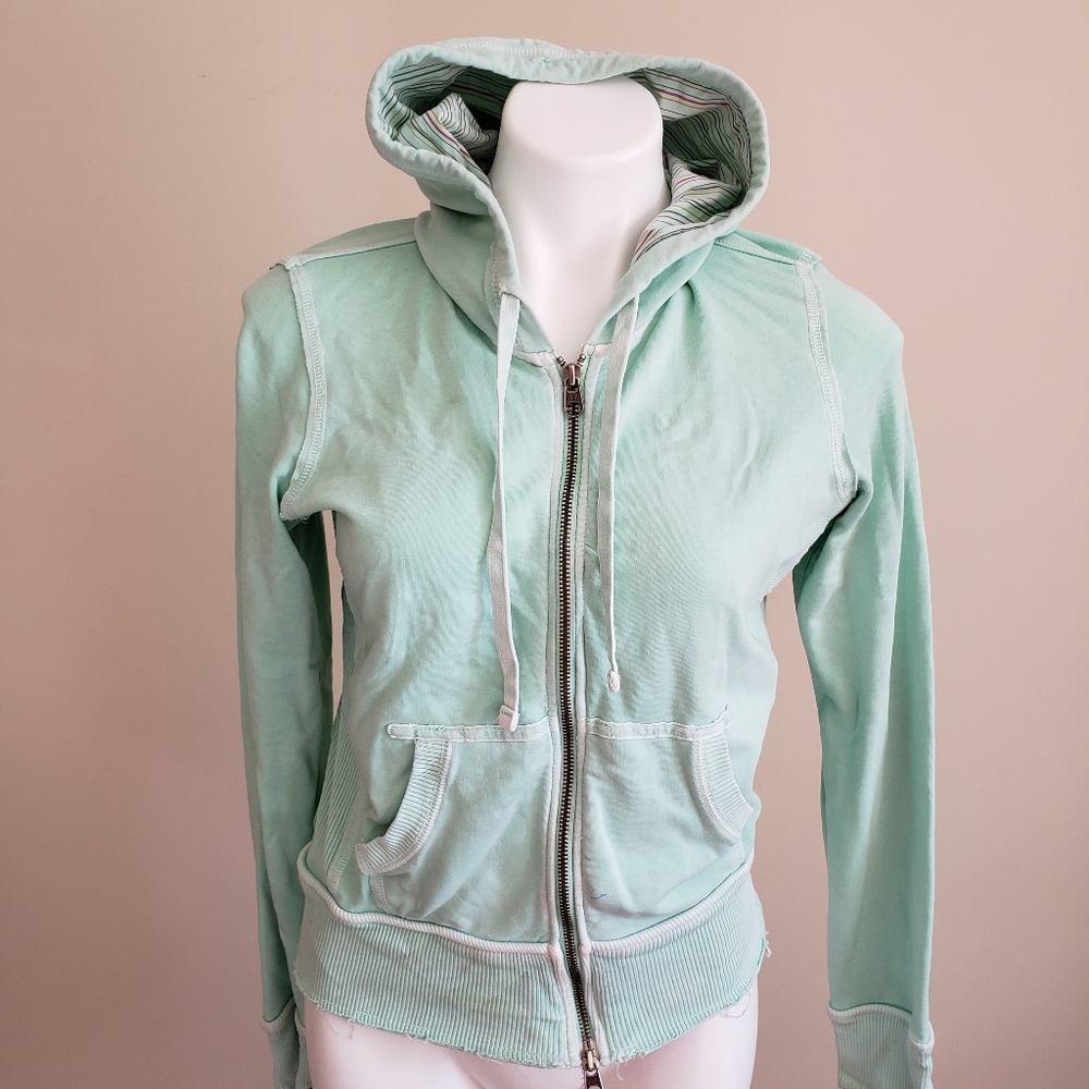Gap 1969 Light Green Small Zipped Hoodie